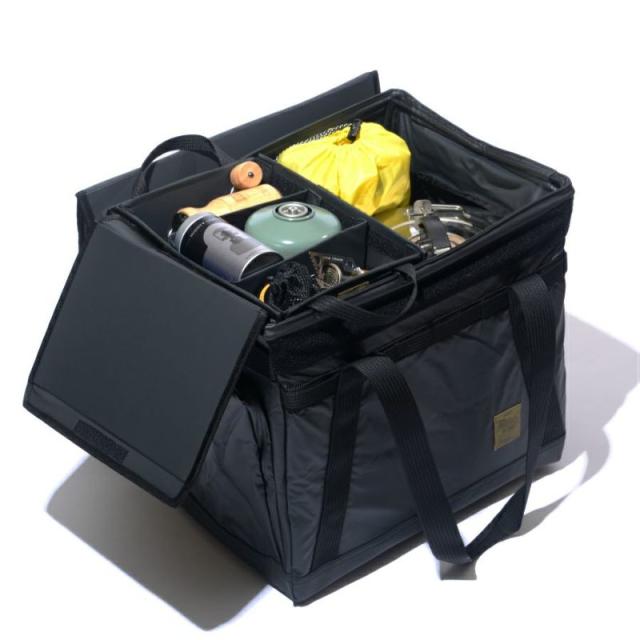 アッソブ AS2OV NYLON POLYCA FOLDING CONTAINER 折り畳みコンテナ ＢＬＡＣＫ ブラック キャンプ アッソブ AS2OV NYLON POLYCA FOLDING CONTAINER 折り畳みコンテナ